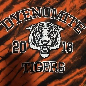Vintage Shirts - Used/ tie dye tiger print graphic tee Vintage Shirts - Used/ tie dye tiger print graphic tee